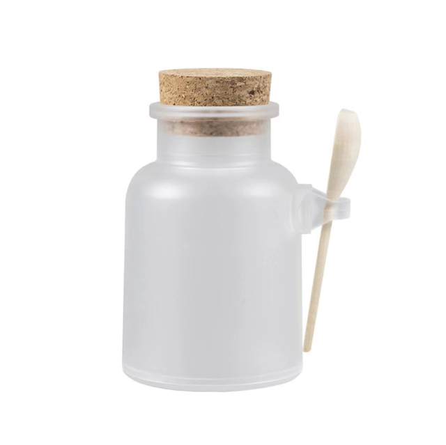 china frosted bath salt bottle